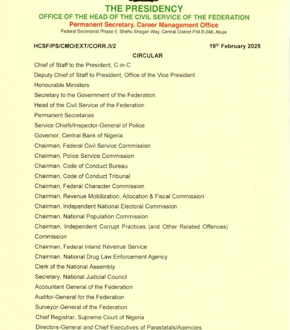 2025 AIG PUBLIC LEADERS PROGRAMME: CALL FOR APPLICATIONS | 19TH FEBRUARY 2025 | F.S.T MAHMOOD