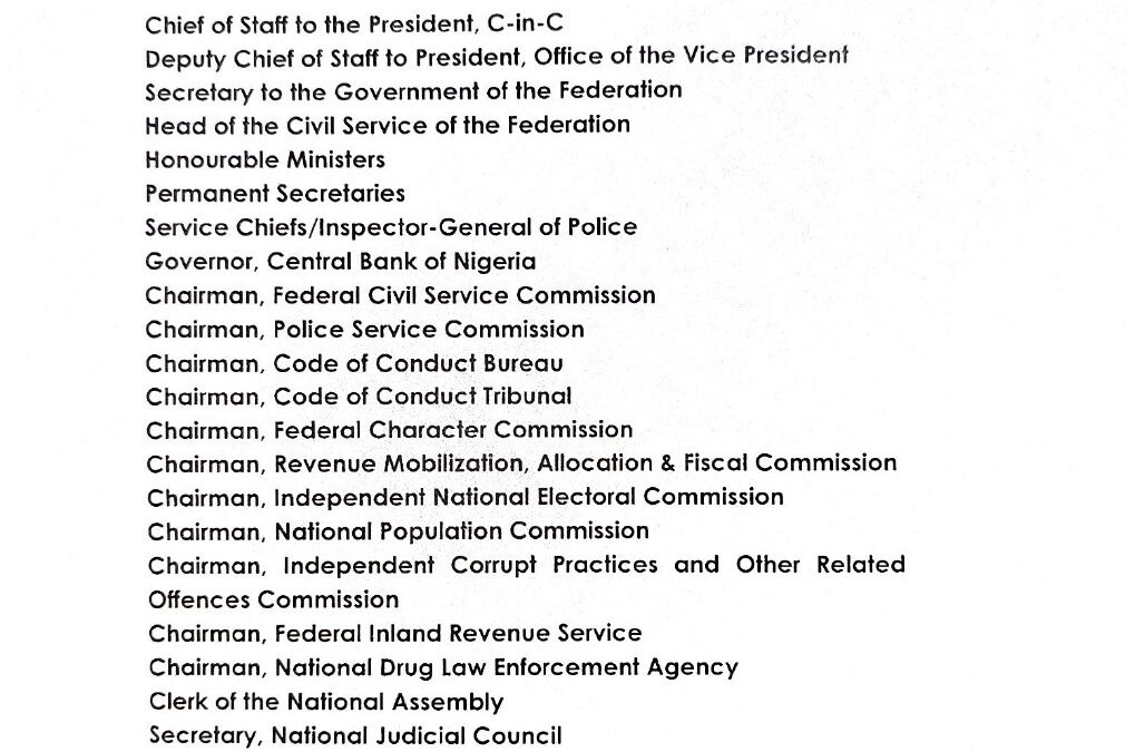 COMMENCEMENT OF THE PROCESS FOR THE APPOINTMENT OF PERMANENT SECRETARIES TO FILL THE EXISTING AND IMPENDING VACANCIES IN IMO STATE AND FCT; AND THREE NEW ROTATIONAL ZONAL VACANCIES | TUESDAY 5TH AUGUST 2025  | DIDI ESTHER WALSON-JACK