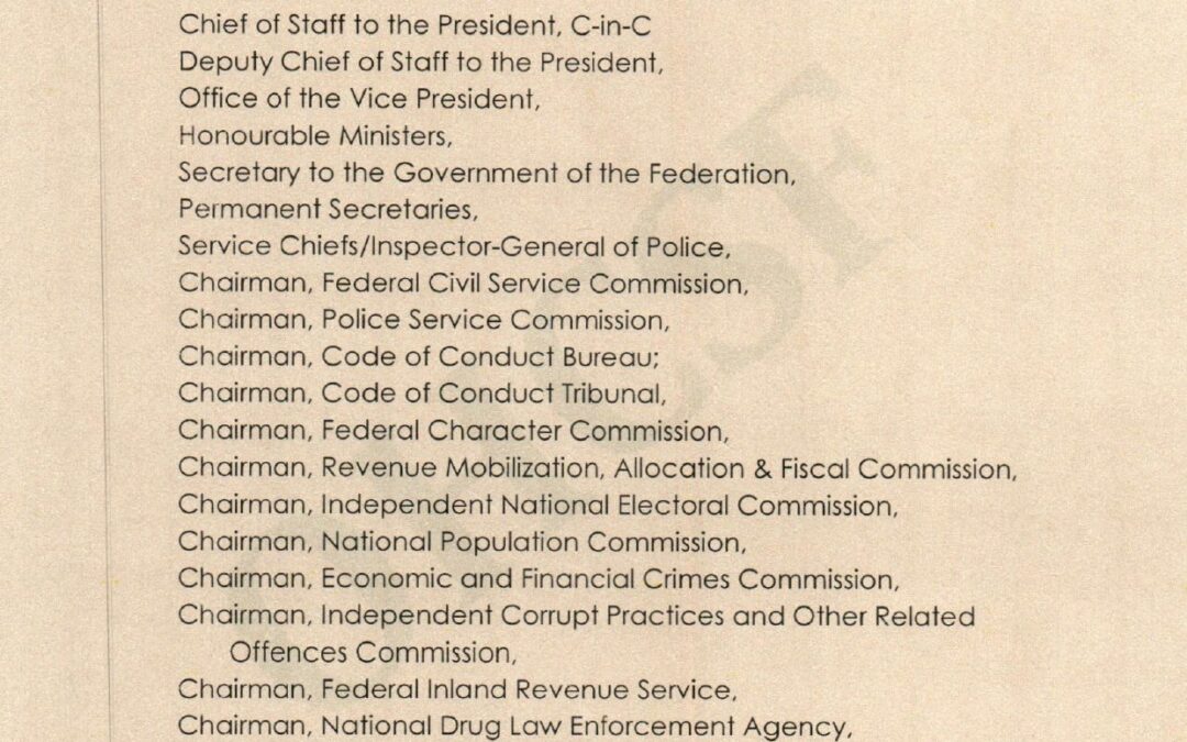 GUIDELINES FOR MEDICAL FINANCIAL ASSISTANCE REQUESTS BY CIVIL/PUBLIC SERVANTS | DIDI ESTHER WALSON-JACK | 26TH NOVEMBER 2025