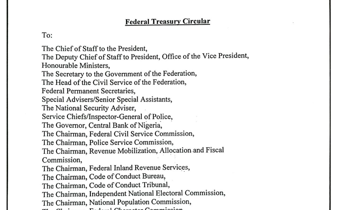 GUIDELINES OF FINANCIAL ACTIVITIES FOR END OF YEAR 2025 | SHAMSELDEEN B. OGUNJIMI | 22ND DECEMBER 2025